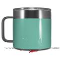 Skin Decal Wrap for Yeti Coffee Mug 14oz Solids Collection Seafoam Green - 14 oz CUP NOT INCLUDED by WraptorSkinz