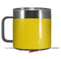 Skin Decal Wrap for Yeti Coffee Mug 14oz Solids Collection Yellow - 14 oz CUP NOT INCLUDED by WraptorSkinz