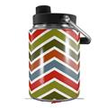 Skin Decal Wrap for Yeti Half Gallon Jug Zig Zag Colors 01 - JUG NOT INCLUDED by WraptorSkinz