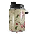 Skin Decal Wrap for Yeti Half Gallon Jug Flowers and Berries Red - JUG NOT INCLUDED by WraptorSkinz