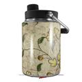 Skin Decal Wrap for Yeti Half Gallon Jug Flowers and Berries Yellow - JUG NOT INCLUDED by WraptorSkinz