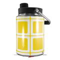 Skin Decal Wrap for Yeti Half Gallon Jug Squared Yellow - JUG NOT INCLUDED by WraptorSkinz