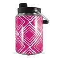 Skin Decal Wrap for Yeti Half Gallon Jug Wavey Fushia Hot Pink - JUG NOT INCLUDED by WraptorSkinz