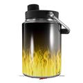 Skin Decal Wrap for Yeti Half Gallon Jug Fire Yellow - JUG NOT INCLUDED by WraptorSkinz