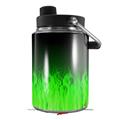 Skin Decal Wrap for Yeti Half Gallon Jug Fire Green - JUG NOT INCLUDED by WraptorSkinz