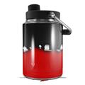Skin Decal Wrap for Yeti Half Gallon Jug Ripped Colors Black Red - JUG NOT INCLUDED by WraptorSkinz