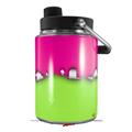 Skin Decal Wrap for Yeti Half Gallon Jug Ripped Colors Hot Pink Neon Green - JUG NOT INCLUDED by WraptorSkinz