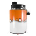 Skin Decal Wrap for Yeti Half Gallon Jug Ripped Colors Orange White - JUG NOT INCLUDED by WraptorSkinz