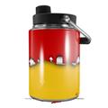 Skin Decal Wrap for Yeti Half Gallon Jug Ripped Colors Red Yellow - JUG NOT INCLUDED by WraptorSkinz