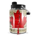 Skin Decal Wrap for Yeti Half Gallon Jug Painted Faded and Cracked Canadian Canada Flag - JUG NOT INCLUDED by WraptorSkinz