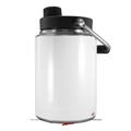Skin Decal Wrap for Yeti Half Gallon Jug Solids Collection White - JUG NOT INCLUDED by WraptorSkinz