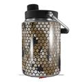 Skin Decal Wrap for Yeti Half Gallon Jug HEX Mesh Camo 01 Tan - JUG NOT INCLUDED by WraptorSkinz