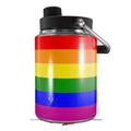 Skin Decal Wrap for Yeti Half Gallon Jug Rainbow Stripes - JUG NOT INCLUDED by WraptorSkinz