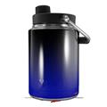 Skin Decal Wrap for Yeti Half Gallon Jug Smooth Fades Blue Black - JUG NOT INCLUDED by WraptorSkinz