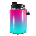 Skin Decal Wrap for Yeti Half Gallon Jug Smooth Fades Neon Teal Hot Pink - JUG NOT INCLUDED by WraptorSkinz