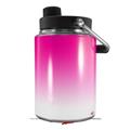 Skin Decal Wrap for Yeti Half Gallon Jug Smooth Fades White Hot Pink - JUG NOT INCLUDED by WraptorSkinz