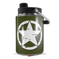 Skin Decal Wrap for Yeti Half Gallon Jug Distressed Army Star - JUG NOT INCLUDED by WraptorSkinz