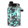 Skin Decal Wrap for Yeti Half Gallon Jug WraptorCamo Old School Camouflage Camo Neon Teal - JUG NOT INCLUDED by WraptorSkinz