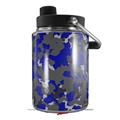 Skin Decal Wrap for Yeti Half Gallon Jug WraptorCamo Old School Camouflage Camo Blue Royal - JUG NOT INCLUDED by WraptorSkinz