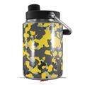 Skin Decal Wrap for Yeti Half Gallon Jug WraptorCamo Old School Camouflage Camo Yellow - JUG NOT INCLUDED by WraptorSkinz