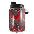 Skin Decal Wrap for Yeti Half Gallon Jug WraptorCamo Old School Camouflage Camo Red - JUG NOT INCLUDED by WraptorSkinz