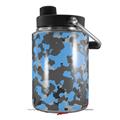 Skin Decal Wrap for Yeti Half Gallon Jug WraptorCamo Old School Camouflage Camo Blue Medium - JUG NOT INCLUDED by WraptorSkinz