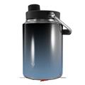 Skin Decal Wrap for Yeti Half Gallon Jug Smooth Fades Blue Dust Black - JUG NOT INCLUDED by WraptorSkinz