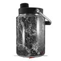 Skin Decal Wrap for Yeti Half Gallon Jug Marble Granite 06 Black Gray - JUG NOT INCLUDED by WraptorSkinz