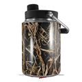 Skin Decal Wrap for Yeti Half Gallon Jug WraptorCamo Grassy Marsh Camo Dark Gray - JUG NOT INCLUDED by WraptorSkinz