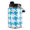 Skin Decal Wrap for Yeti Half Gallon Jug Houndstooth Blue Neon - JUG NOT INCLUDED by WraptorSkinz