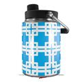 Skin Decal Wrap for Yeti Half Gallon Jug Boxed Neon Blue - JUG NOT INCLUDED by WraptorSkinz