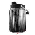 Skin Decal Wrap for Yeti Half Gallon Jug Lightning Black - JUG NOT INCLUDED by WraptorSkinz