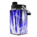 Skin Decal Wrap for Yeti Half Gallon Jug Lightning Blue - JUG NOT INCLUDED by WraptorSkinz