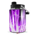 Skin Decal Wrap for Yeti Half Gallon Jug Lightning Purple - JUG NOT INCLUDED by WraptorSkinz