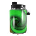 Skin Decal Wrap for Yeti Half Gallon Jug Alecias Swirl 01 Green - JUG NOT INCLUDED by WraptorSkinz