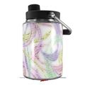 Skin Decal Wrap for Yeti Half Gallon Jug Neon Swoosh on White - JUG NOT INCLUDED by WraptorSkinz