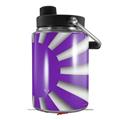 Skin Decal Wrap for Yeti Half Gallon Jug Rising Sun Japanese Flag Purple - JUG NOT INCLUDED by WraptorSkinz