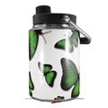 Skin Decal Wrap for Yeti Half Gallon Jug Butterflies Green - JUG NOT INCLUDED by WraptorSkinz