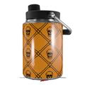 Skin Decal Wrap for Yeti Half Gallon Jug Halloween Skull and Bones - JUG NOT INCLUDED by WraptorSkinz