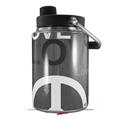Skin Decal Wrap for Yeti Half Gallon Jug Love and Peace Gray - JUG NOT INCLUDED by WraptorSkinz