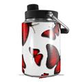 Skin Decal Wrap for Yeti Half Gallon Jug Butterflies Red - JUG NOT INCLUDED by WraptorSkinz