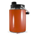 Skin Decal Wrap for Yeti Half Gallon Jug Solids Collection Burnt Orange - JUG NOT INCLUDED by WraptorSkinz