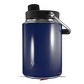Skin Decal Wrap for Yeti Half Gallon Jug Solids Collection Navy Blue - JUG NOT INCLUDED by WraptorSkinz