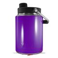 Skin Decal Wrap for Yeti Half Gallon Jug Solids Collection Purple - JUG NOT INCLUDED by WraptorSkinz