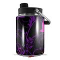 Skin Decal Wrap for Yeti Half Gallon Jug Twisted Garden Purple and Hot Pink - JUG NOT INCLUDED by WraptorSkinz
