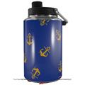 Skin Decal Wrap for Yeti 1 Gallon Jug Anchors Away Blue - JUG NOT INCLUDED by WraptorSkinz