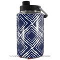 Skin Decal Wrap for Yeti 1 Gallon Jug Wavey Navy Blue - JUG NOT INCLUDED by WraptorSkinz