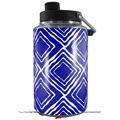 Skin Decal Wrap for Yeti 1 Gallon Jug Wavey Royal Blue - JUG NOT INCLUDED by WraptorSkinz