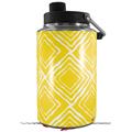 Skin Decal Wrap for Yeti 1 Gallon Jug Wavey Yellow - JUG NOT INCLUDED by WraptorSkinz