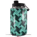 Skin Decal Wrap for Yeti 1 Gallon Jug Retro Houndstooth Seafoam Green - JUG NOT INCLUDED by WraptorSkinz